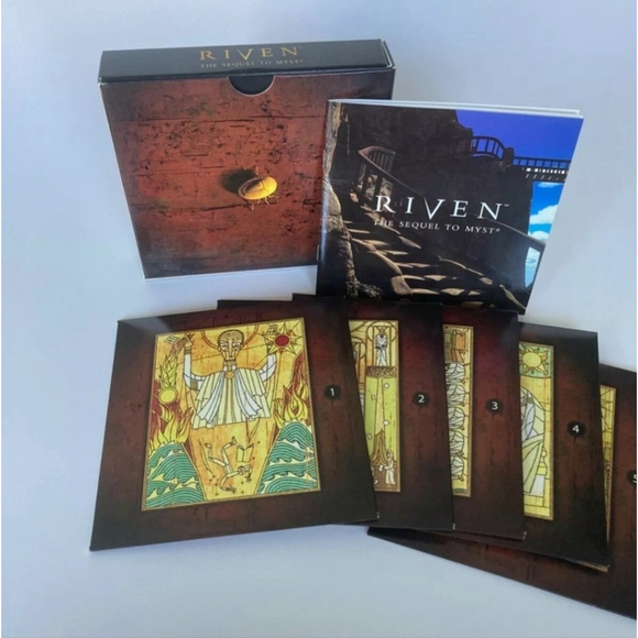Riven: Sequel to Myst 1997 Complete Box Set - Picture 2 of 5